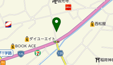 宝寿司の地図画像