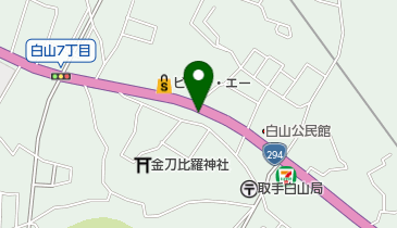 あきら寿司の地図画像