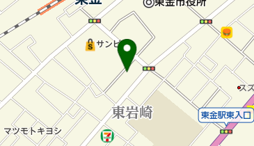 鮨正の地図画像