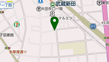 鮨芳の地図画像