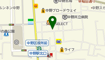 魚がし鮨 中野北口店の地図画像