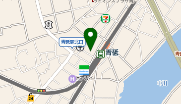 梅ぞの鮨の地図画像