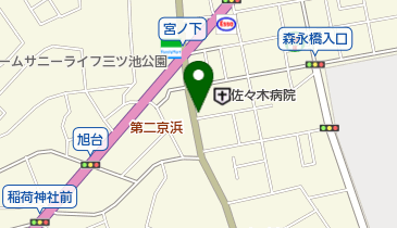 あけの寿しの地図画像