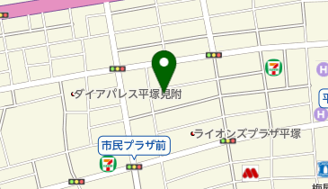 すし善の地図画像