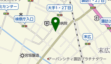 松冨士大手の店の地図画像