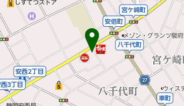 末広鮨 安西店の地図画像