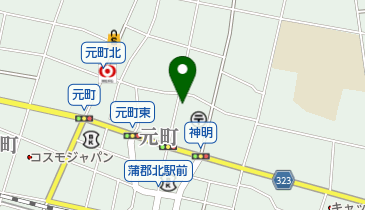 浪花寿司の地図画像