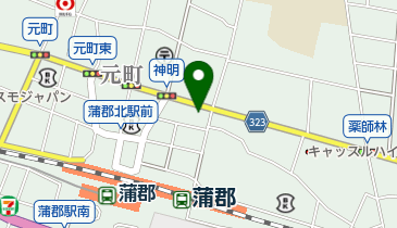 松本の地図画像