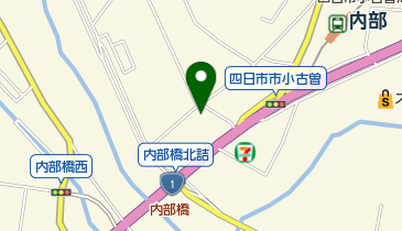 内部寿司の地図画像