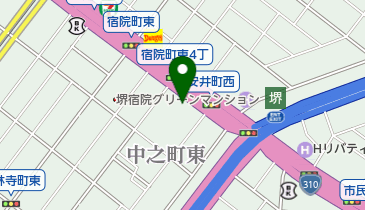 まるに寿しの地図画像