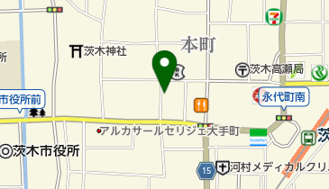 寿司栄の地図画像
