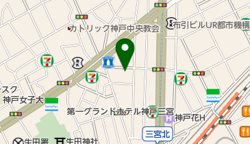 勇すしの地図画像