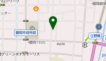 豊寿司の地図画像