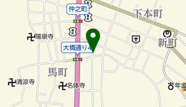 寿司龍の地図画像