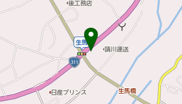 若松家の地図画像