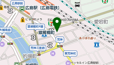 だるま寿し 広島駅前本店の地図画像