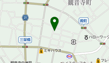 味楽留の地図画像