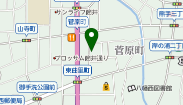 八千代寿司の地図画像