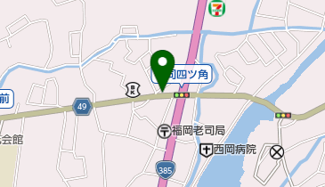 鮨ちふねの地図画像