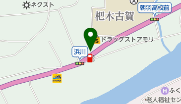 浪花寿しの地図画像