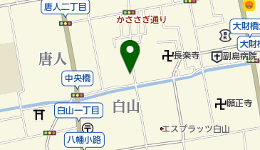 寿し政の地図画像