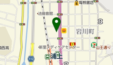 寿し政の地図画像