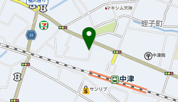 新八寿司の地図画像