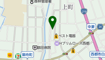 子宝寿司の地図画像