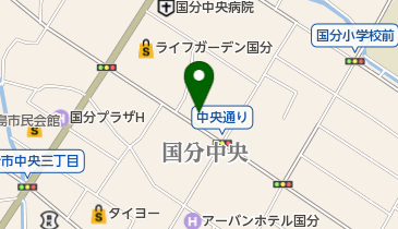 やま八の地図画像