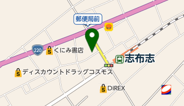 味処すずもりの地図画像