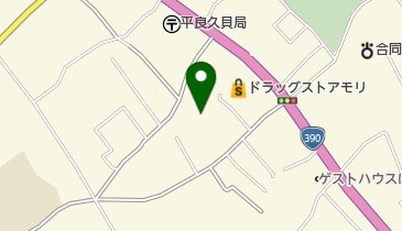 亀寿司の地図画像