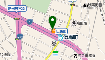 台湾料理天龍の地図画像