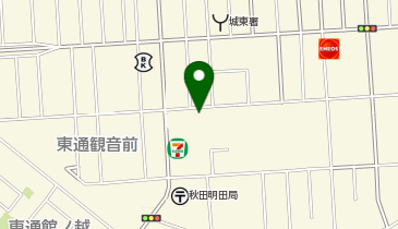 東京飯店の地図画像