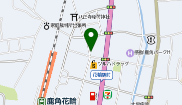 栗山飯店の地図画像