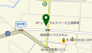 珍来 田中店の地図画像