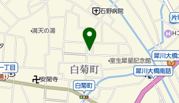 チュー 白菊町店の地図画像