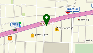 浜木綿 岐阜県庁前店の地図画像