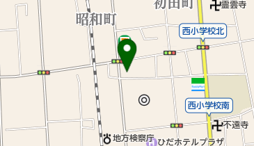 楽々亭の地図画像