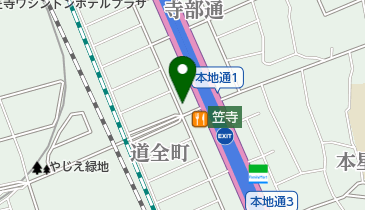 白眉 笠寺店の地図画像