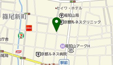ミンミン 福知山店の地図画像