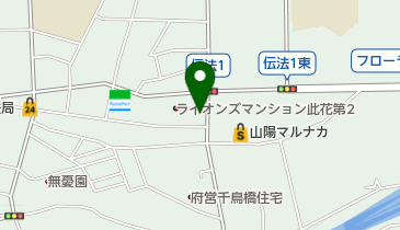 ミンミン 伝法店の地図画像