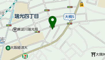 豚珍館の地図画像