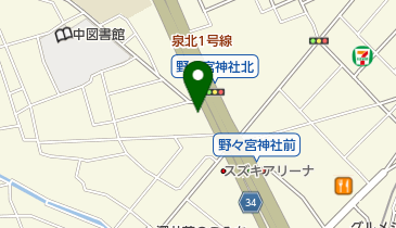 王々亭の地図画像