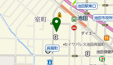 ミンミン 池田駅前の地図画像