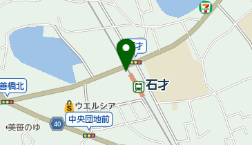 石才飯店の地図画像