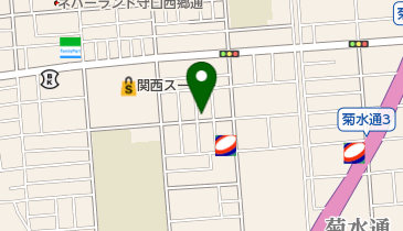 萬来中華料理の地図画像