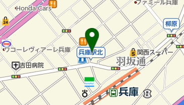 兵庫天津楼の地図画像