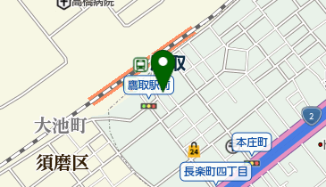 鷹取 天津楼の地図画像