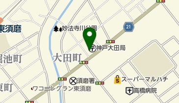 千石 大田町店の地図画像