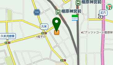 大阪王将 橿原店の地図画像